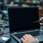 écran d’ordinateur portable noir ? découvrez les causes possibles de la panne et les étapes pour diagnostiquer le problème et retrouver un affichage.